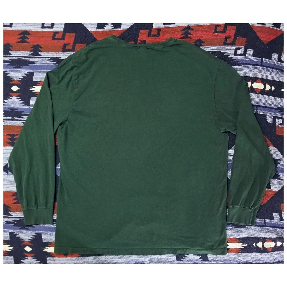VINTAGE 90'S POLO RALPH LAUREN LONG SLEEVE GRAPHIC TSHIRT- MEN'S SIZE XLARGE